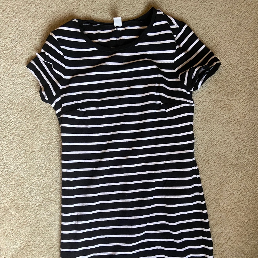 Old Navy jersey striped dress